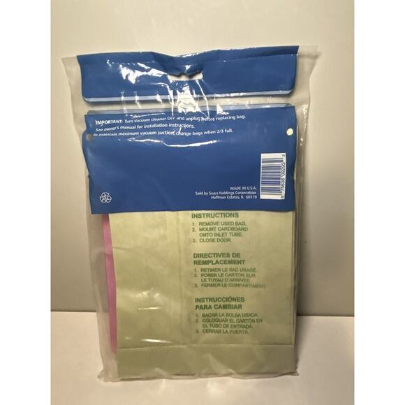 Ultra Care VacBags Hoover Type Z Uprights Vacuum Bags 3ct New - Picture 2 of 2